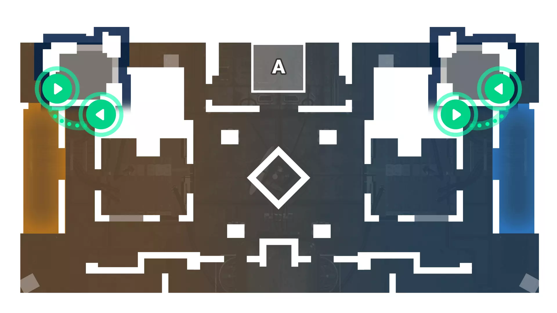 Cliff top-down tactical map — EVA After-H Battle Arena