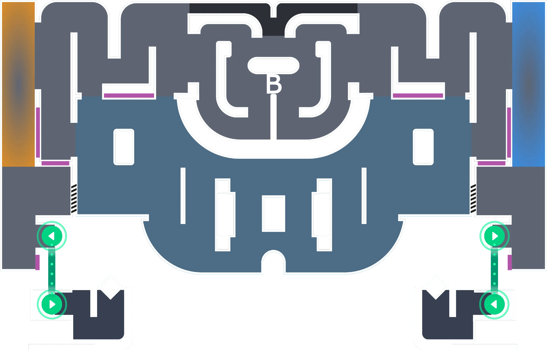 Horizon top-down tactical map — EVA After-H Battle Arena