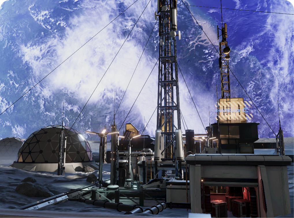 Lunar Outpost map — EVA After-H Battle Arena tactical guide and positioning strategy