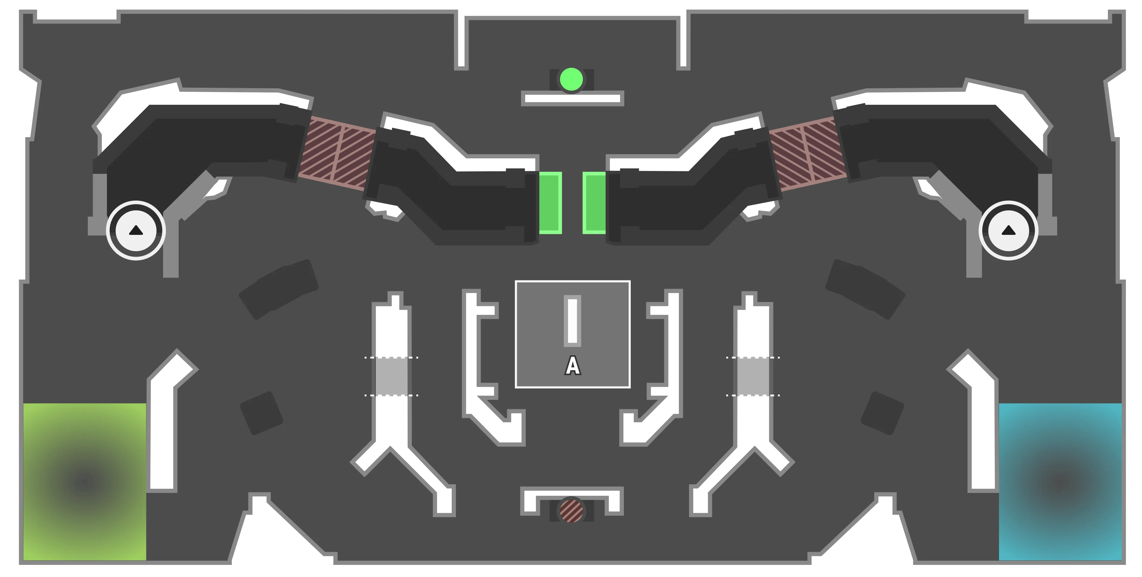 Reef Point top-down tactical map — EVA After-H Battle Arena